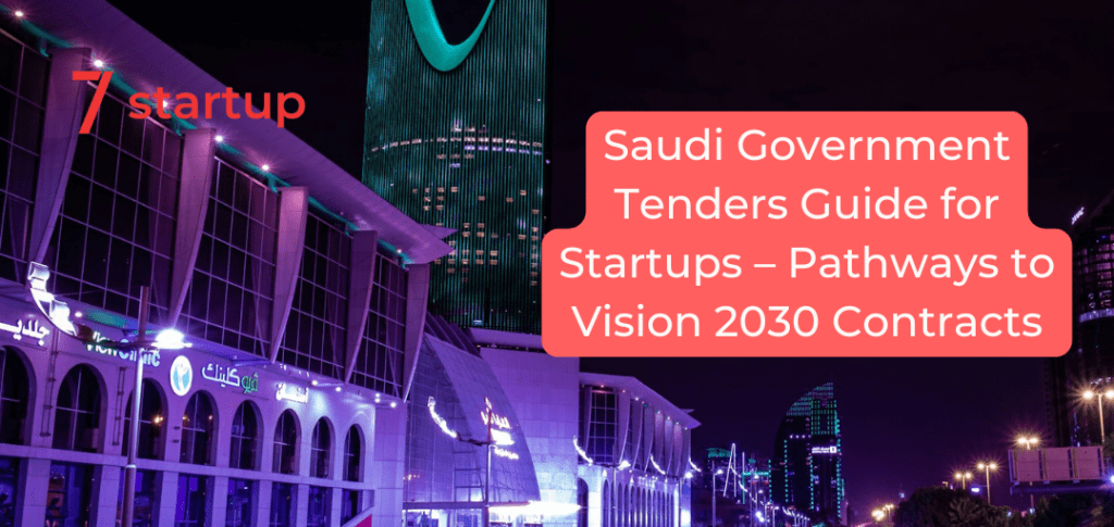Saudi government tenders guide for startups under Vision 2030